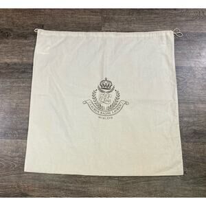 Lauren Ralph Lauren Cotton Dust Bag for Bags Shoes Crown Design 22.5” x 22.5”